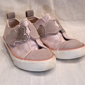 Różowe Trampki W Serduszka