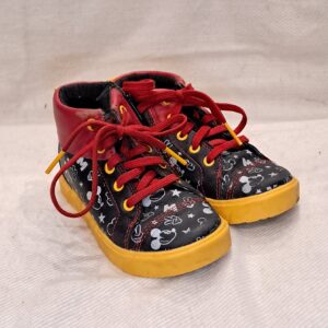 Czarno Żółto Czerwone Buciki Myszka Miki