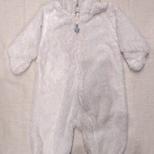 Biały pajacyk ciepły. Rozmiar 68